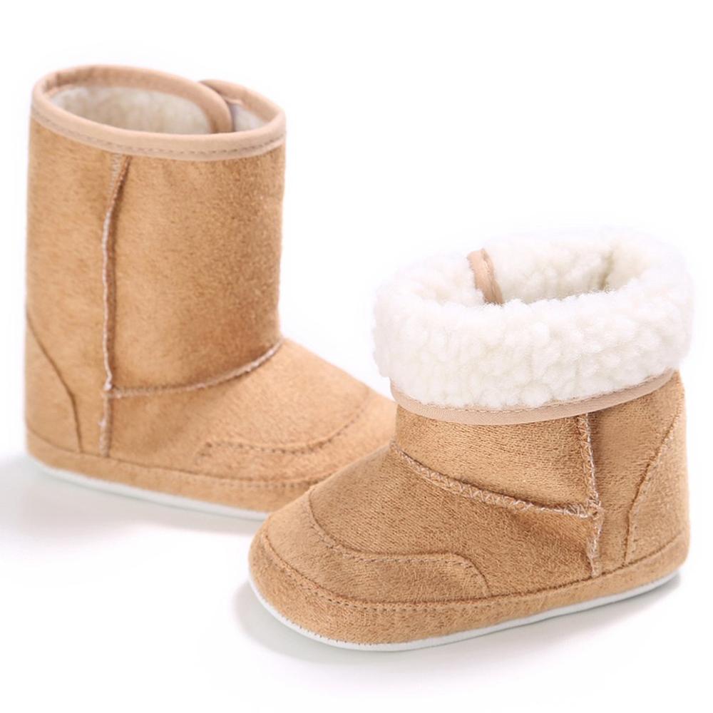 OUTAD Neue Baby Schuhe Baumwolle Prämie Weiche Sohle Booties Für Mädchen Anti-Unterhose Warme Winter Säuglings Kleinkind Schnee stiefel 7 Farben: Ursprünglich Titel