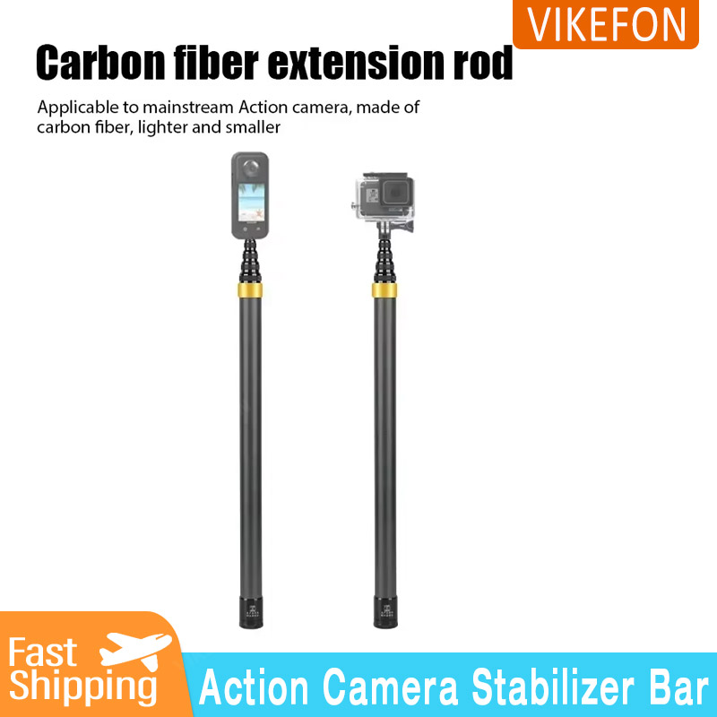 Perche à Selfie Invisible en Fiber de carbone, édition étendue, pour Insta360 X3 GO3 Action 4, accessoires 300CM pour DJI GoPro