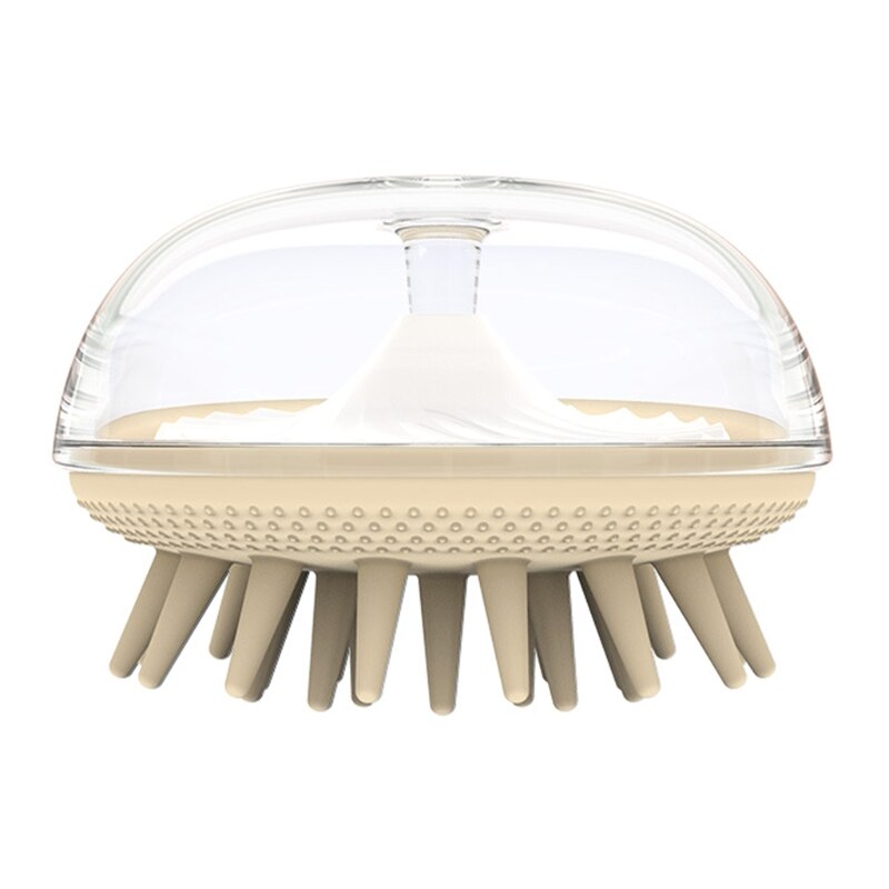 Ronde Kwallen Vorm Haar Shampoo Borstel Siliconen Haren Luchtkussen Acupunt Hoofd Hoofdhuid Massage Scrubber Schoonmaken Wassen