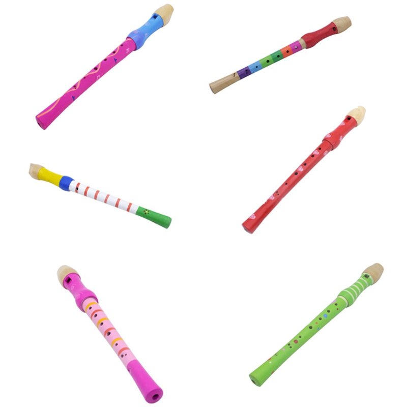 Clarinetto flauto a 8 fori Piccolo tromba tromba giocattoli legno educazione della prima infanzia giocattoli educazione musicale strumento musicale