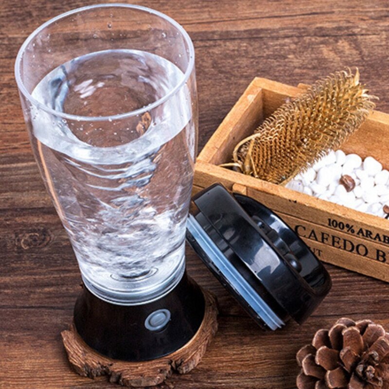 Bærbar virvel elektrisk protein shaker mikserflaske avtakbar kopp