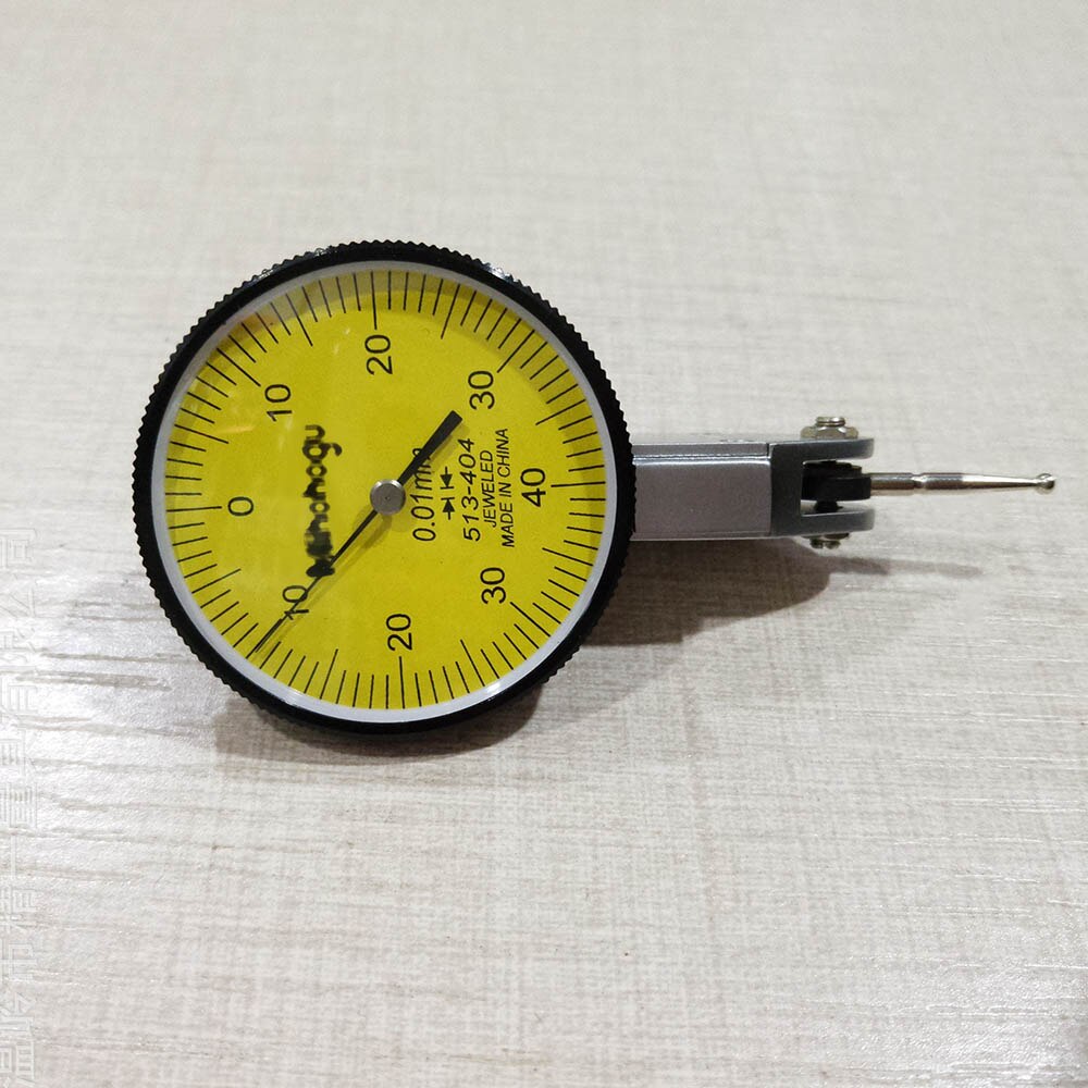 0-0.8mm Level Gauge Scale Precision Indicator Dial Indicator Measuring Instrument Dial Test Tool Metric Dovetail Rails