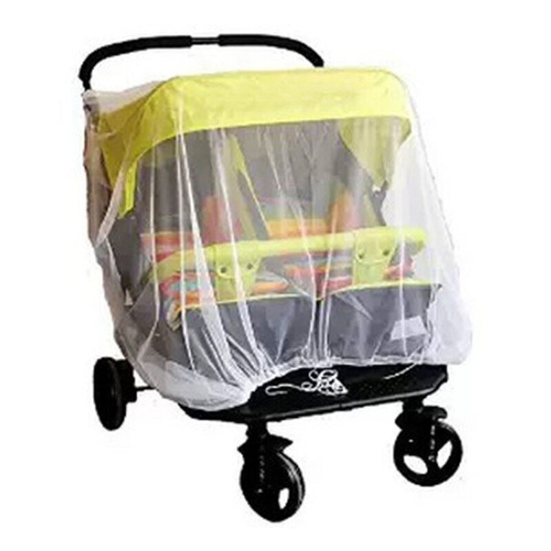 Zomer Klamboe Kinderwagen Wandelwagen Mosquito Insect Shield Netto Veilig Zuigelingen Bescherming Mesh Kinderwagen Accessoires 230Cm