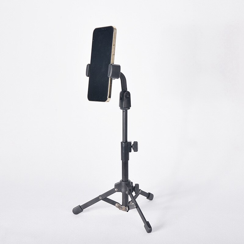 Mini Tabletop Tripod Microphone Mic Stand Holder with Threaded for Meetings Lectures Speaking and Ect