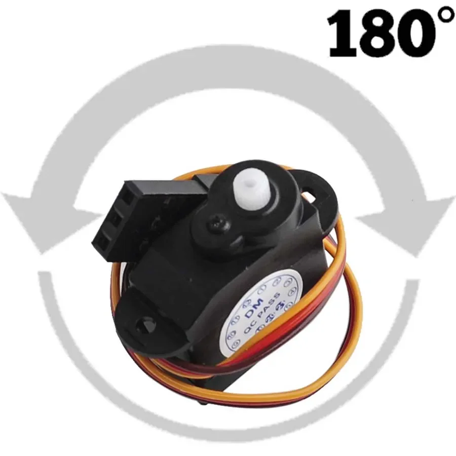 4/2/1 PCS 2.1g Mini Micro Servo 180 Degree Rotation DM-S0020 2g Plastic Mini Servomotor 4.8V-6V for RC Hobby Parts DIY Toys