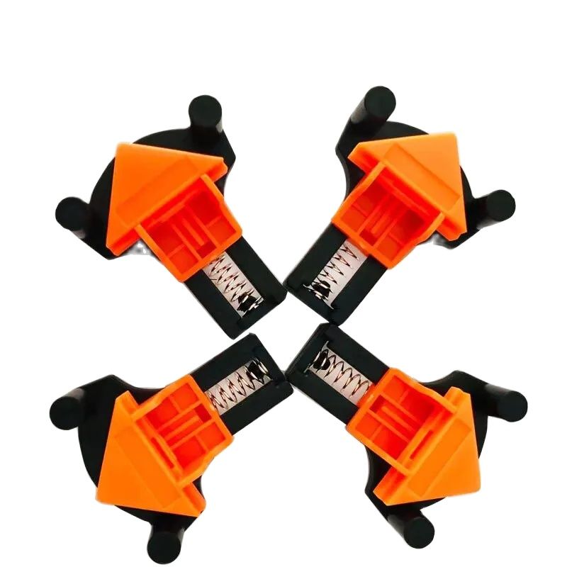 Home Tools Woodworking Angle Clamp Tool Set 90 Degrees Fixer Photo Frame Picture Frame ClampPunching Installer Hand Tool