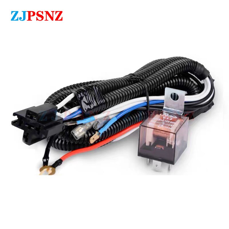 12/24V 40A Electric Horn Relay Wiring Harness Kit 5M Wire Waterproof For Grille Mount Blast Tone Horns motorcycle horn Wire