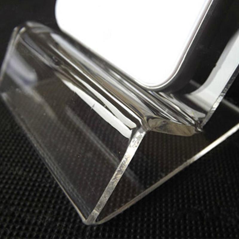 Acrylic Business Card Rack Business Card Clip Display Office Bracket Supplies Stationery G5G0