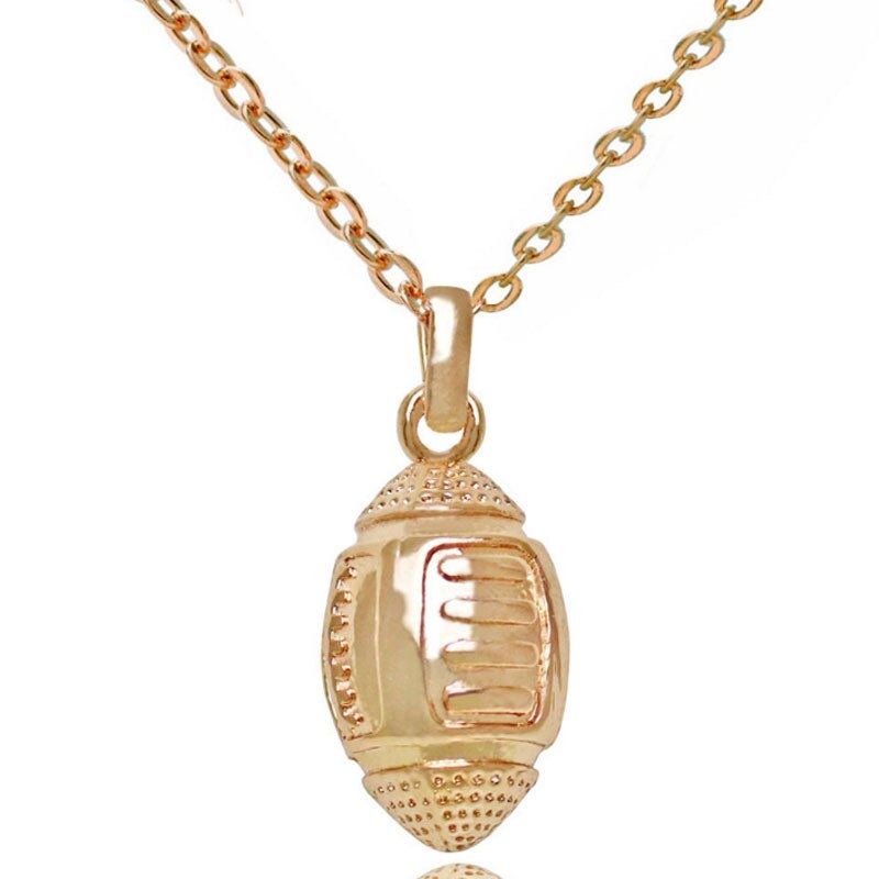 BUDROVKY Basketball Anhänger Halskette Edelstahl Kette Halskette Frauen Männer Sport Hüfte hüpfen Schmuck: V