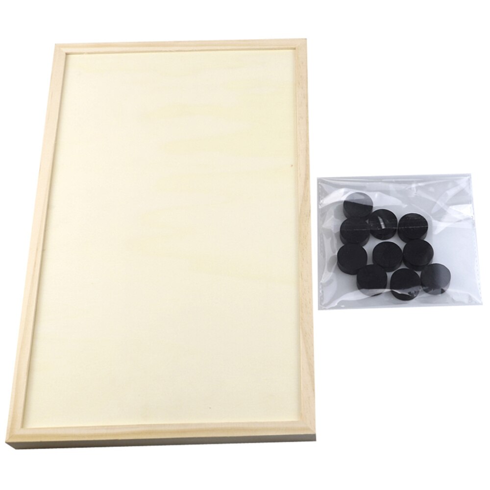 1 Set Catapult Chess Foosball Chess Board Game Educational Interactive Chess Plaything for Home (Black)