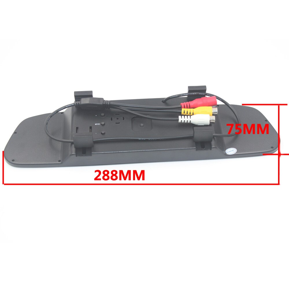 Samochodowy monitor z widokiem z kamery cofania wideo HD monitor automatycznego parkowania ekran tft lcd 4.3 lub 5 cal wyświetlacz z opakowanie detaliczne