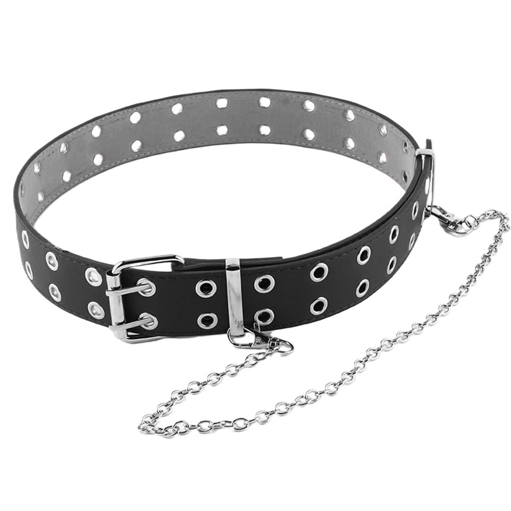 Sexy Vrouwen Gothic Riem Met Ketting Punk Stijl Taille Verstelbare Dansende Pu Jurk Jeans Taille Ketting Sexy Vrouwen Gothic Riem Met Ketting Punk Stijl Taille Verstelbare Dansende Pu Jurk Jeans Taille Ketting