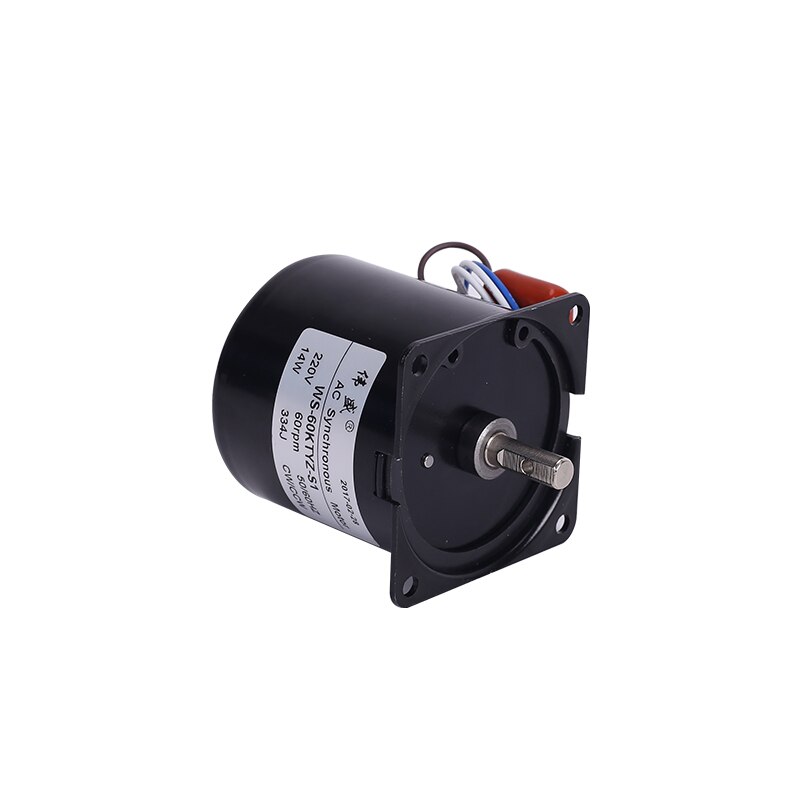 60KTYZ miniature low-speed permanent magnet synchronous AC motor slow-speed forward and reverse small motor 220V deceleration