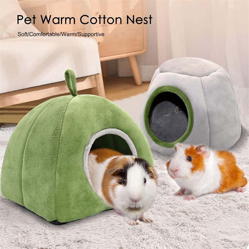 Cavia Bed - Wasbare kooiaccessoires Kleine dierenschuilplaats voor Chinchilla, hamsters, egel