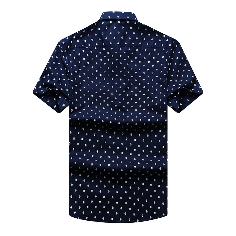 Plus koko 8 xl 7xl 6xl 5xl miesten rento paita lyhythihainen kesäprinttipaidat miesten mekko merkkivaatteet