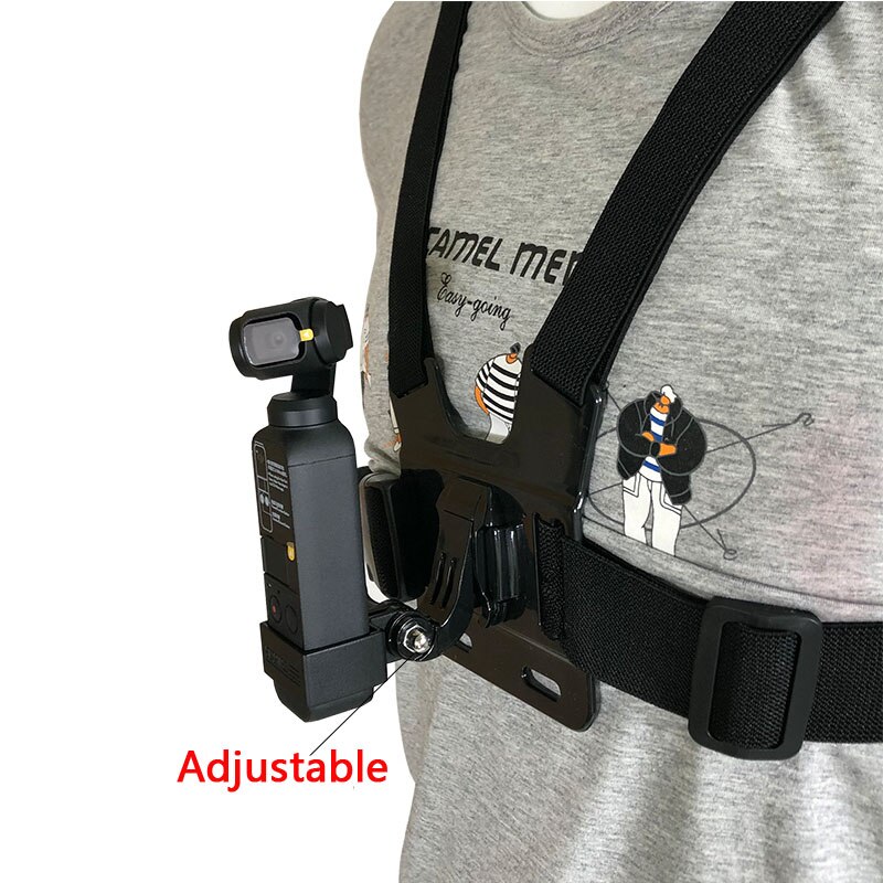 Ajustável Harness Chest Strap Mount Para DJI Osmo 3-eixos Estabilizado de Bolso Handheld Câmera Acessório