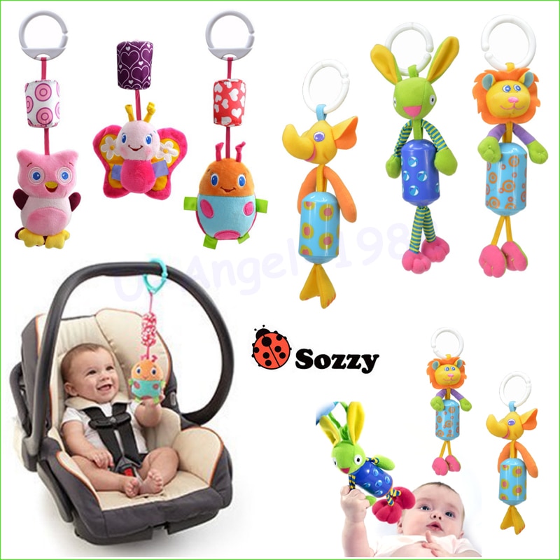 1 stk spædbørn legetøj mobil baby plys sozzy seng vindklokker rasler klokke legetøjsvogn til nyfødt