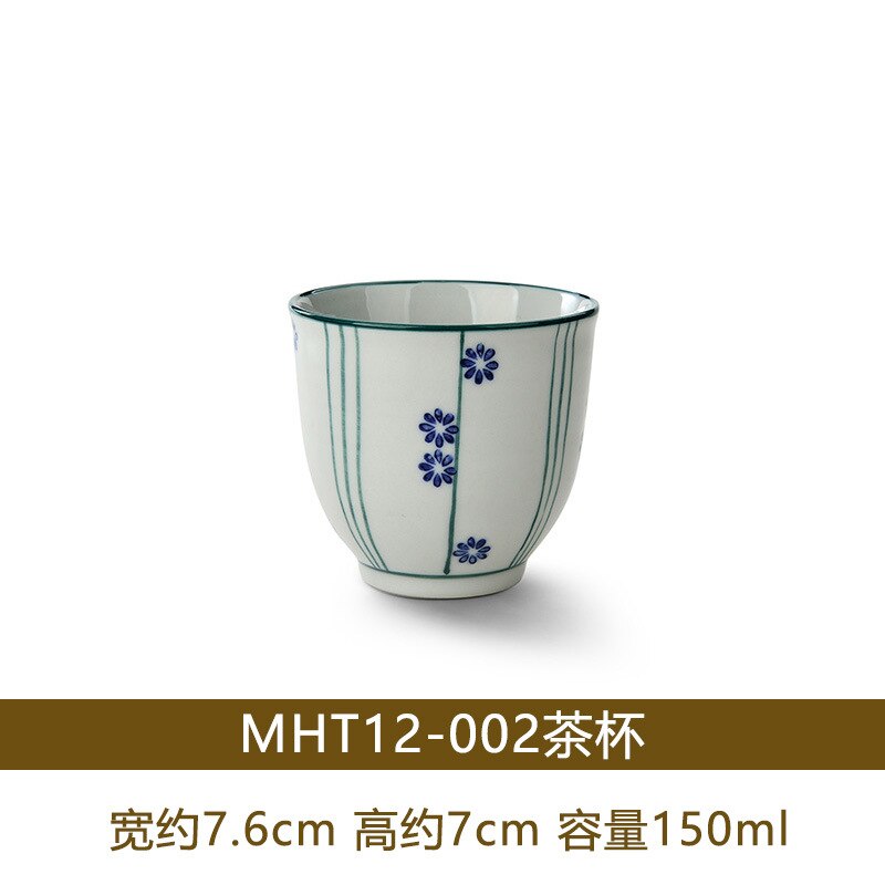 150ml japanska koppar tekopp vinglas stengods keramik restaurang vattenkopp med kopp kaffekopp: Mht 12-002