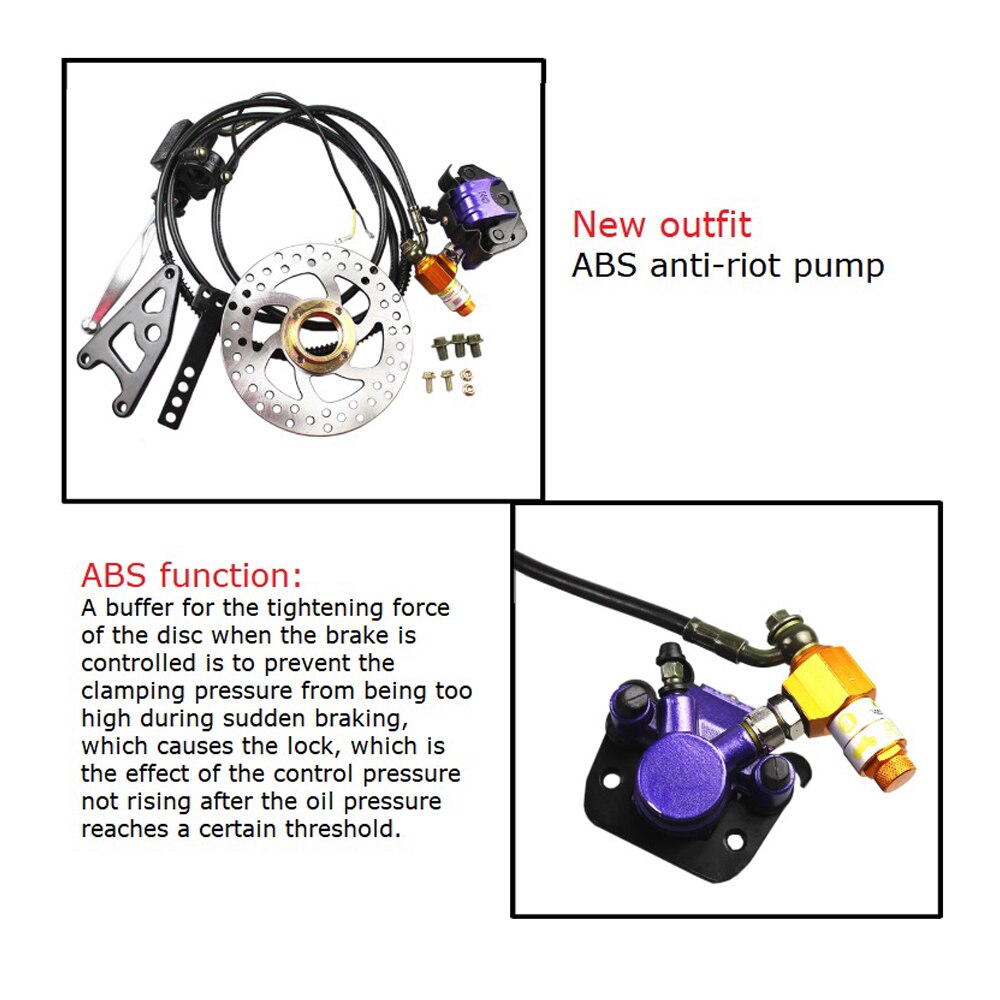 Hydraulic Disc Brake Folding Bike Dedicated Oil Brake ABS Style And Ordinary Style Electric Bicycle Modified Parts