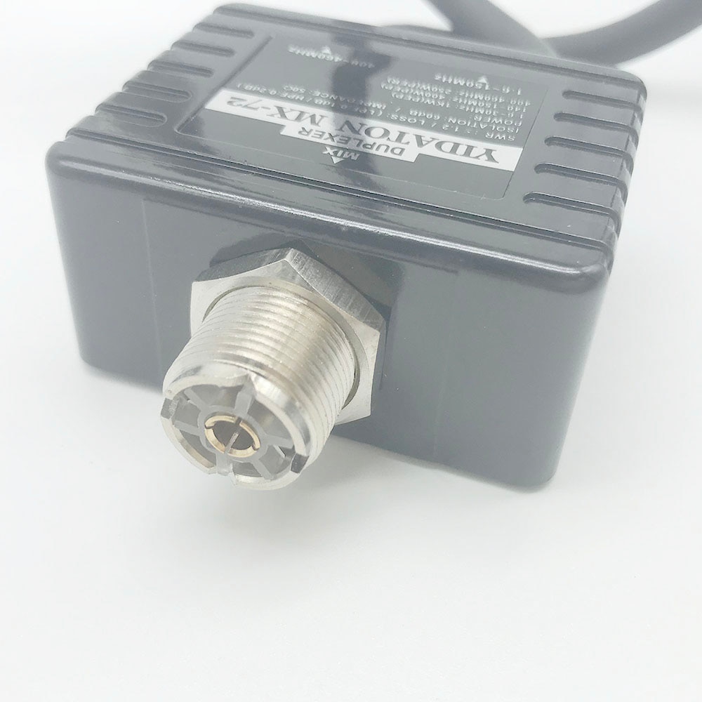 Combinatore ntenna MX-72 HF VHF UHF tri band HAM Walkie talkie Antenna Duplexer lineare SO239 plug-in 50 ohm 60-100W
