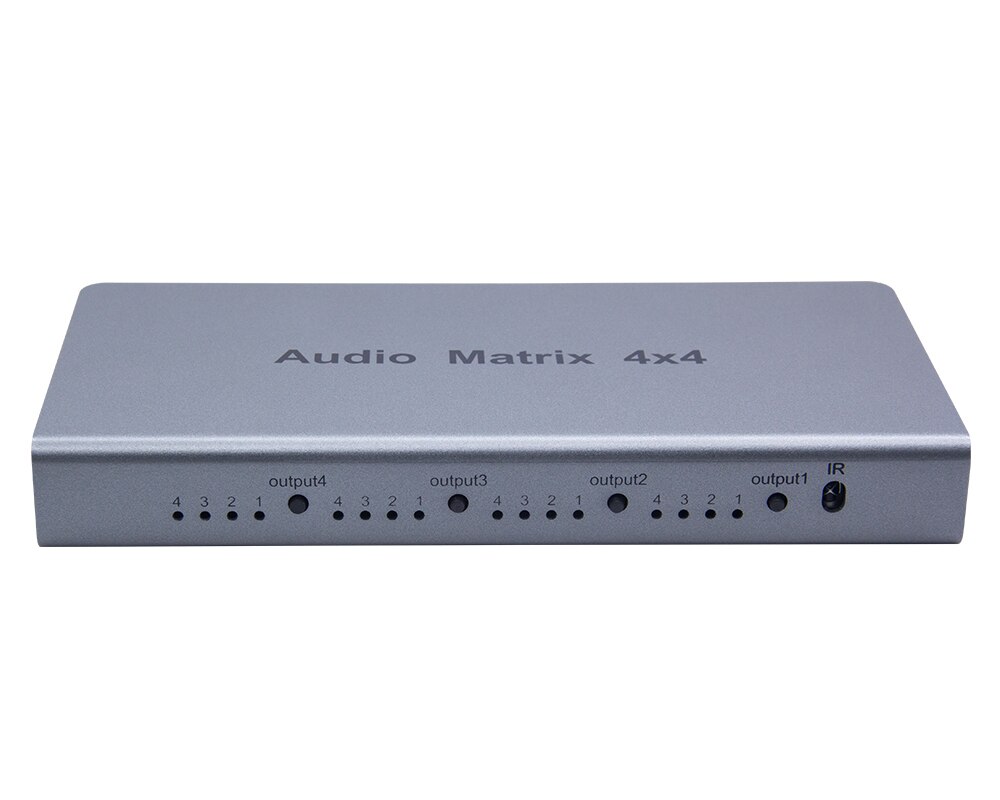 Audio Matrix Optical Digital Audio 4x4 Matrix 4 in 4 out Switch Converter Splitter Box fr TV STB DVD Player PC Amplifier Meeting