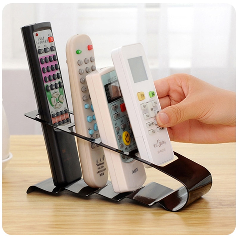 Remote Control Holder Case 4 Frame Holder TV/DVD Step Remote Control Mobile Phone Stand Storage Desk Organizer