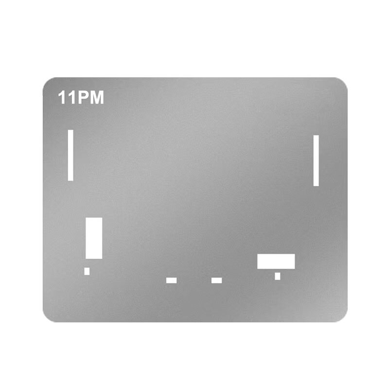 Screen protector stencil for iphone 11/11P/11PM/12/12P/12MINI/12PM/13/13MINI/13P/13PM Replacing LCD IC soldering heat shield: 11PM