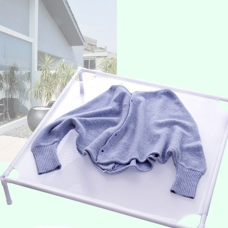 Balkon Mesh Droogrek Stapelbaar Trui Drogen Netto Floor Type Multifunctionele Droogrek Enkele Laag Huishouden Fping