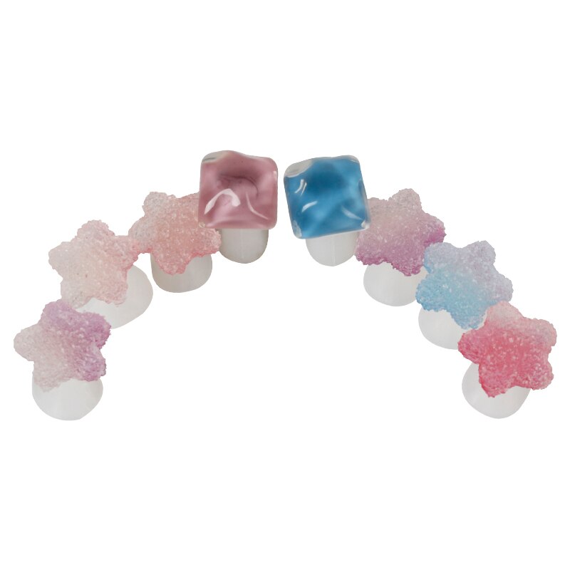 Toe Separator Foot Form Salon Pedicure Care Nail Art Pedicure Soft Silicone Finger Divider Pearls Flower Shape Manicure Tools: 3