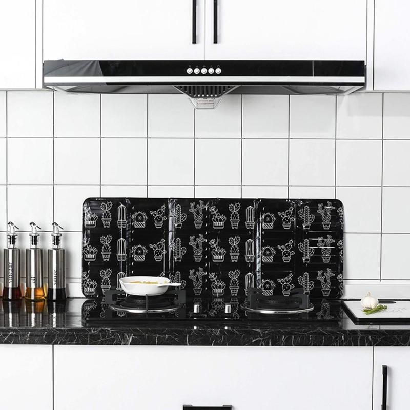 Oil Splash Scald Proof Board Kitchen Gas Stove Oil Removal Cooking Frying Guard Splatter Screens Kitchen Tools