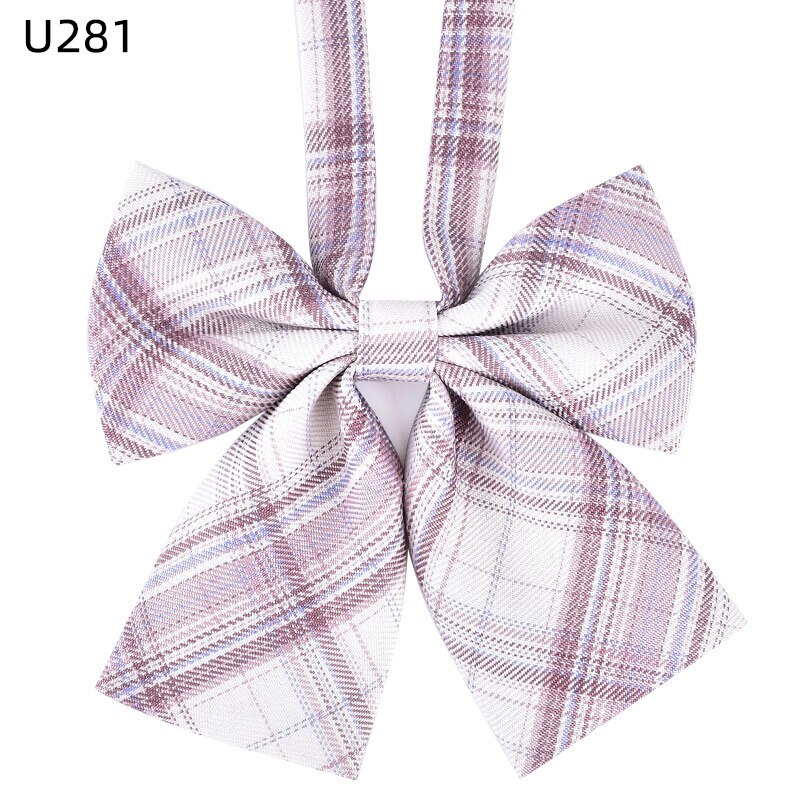 JK Uniform Bow Tie Japanese School Uniforms Striped Wrap Girls Preppy Style Neckties Female Bow-knot Women Apparel Accessories: SU281