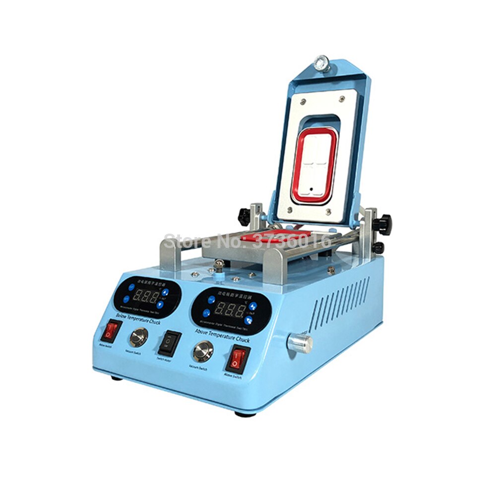 TBK 268 display lcd moldura moldura da tela máquina separadora aquecimento uso molde para samsung flat/borda do quadro de vidro da tela separado