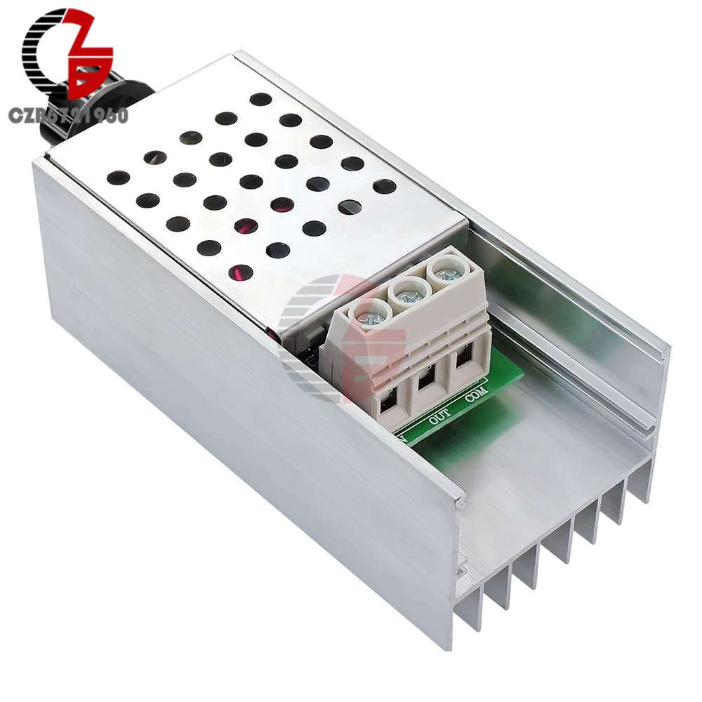 AC 220V 10000W High Power SCR Motor Speed Controller Voltage Regulator Dimming Attemperation Thermoregulator LED Light Dimmer