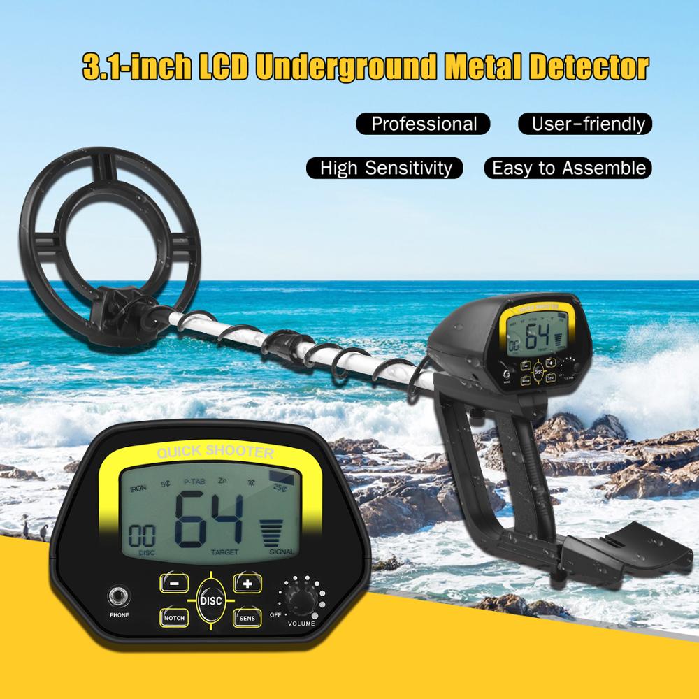 MD-4060 Metal Detector Underground Gold Detector High Accuracy Metal Finder Waterproof Search Coil Seeker Treasure