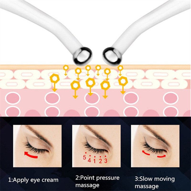 1pc elektrische oogmassage pen vibratie donkere kringen wallen verwijderen huidverjonging schoonheidsmassage apparaat draagbaar  dt05