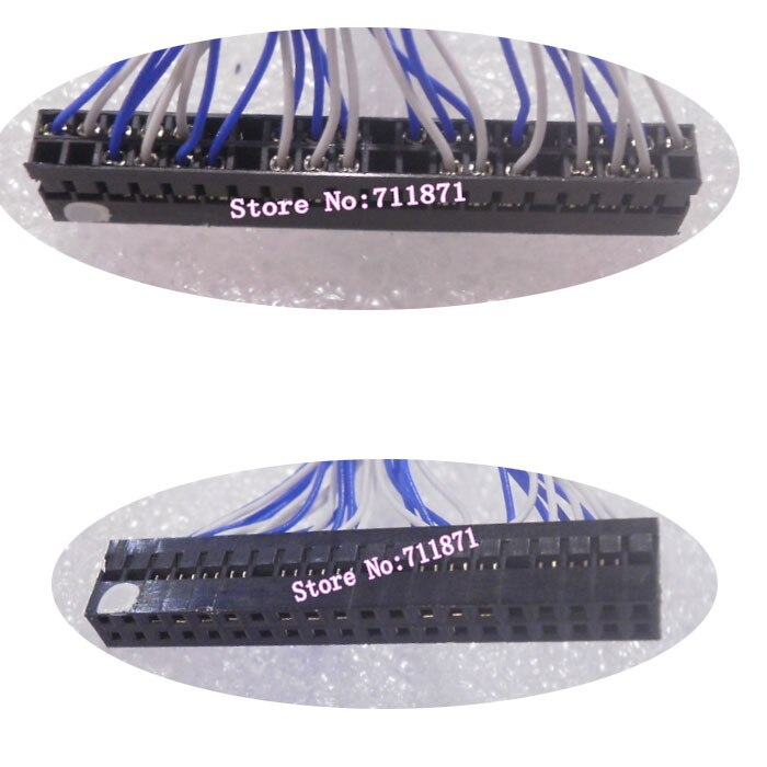 31P DF9 LVDS Screen Cable 31 Pin DF9 to 40P LVDS Screen Line 31Pin TTL LVDS Signal Line DF9 31P Connector TTL to LVDS Cable