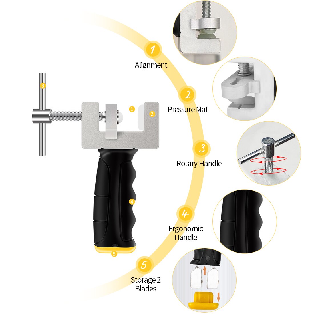 Glassnijder Tegel Handheld Multifunctionele Draagbare Opener Thuis Glassnijder Diamant Snijden Handgereedschap Keramische Tegels Snijden
