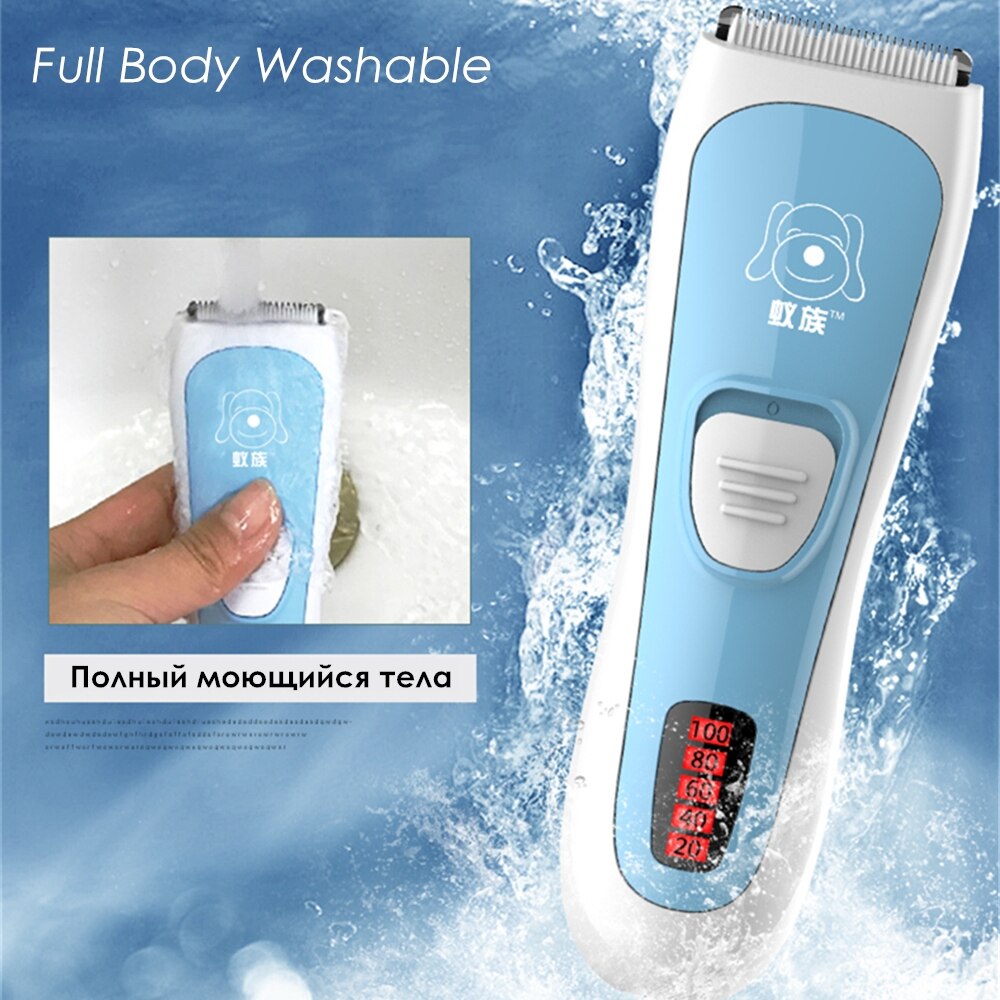 Trimmer voor huisdieren, tondeuse voor dieren, wasbaar tondeuse voor katten, scheerapparaat, elektrische schaar, grasmaaier, tondeuse