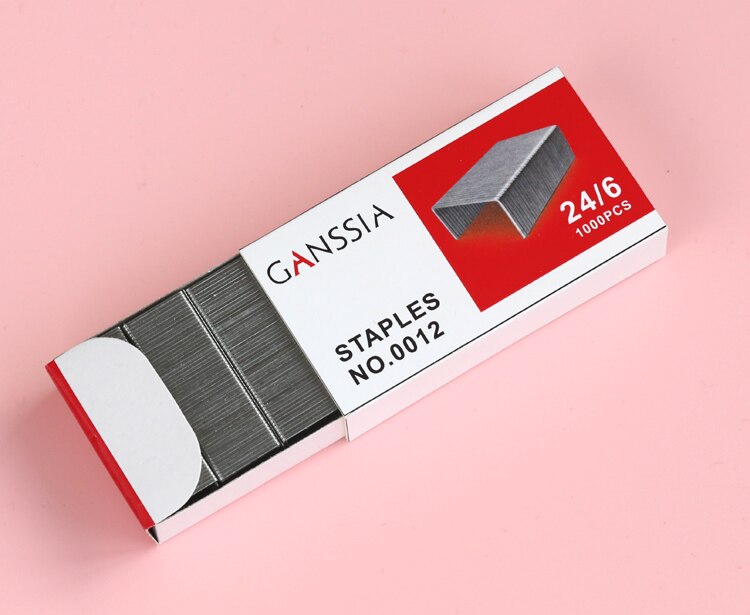 1000pcs/lot Good Office Staples 24/6 for Office Supply School Homen Lovely Stationery (ss-323)