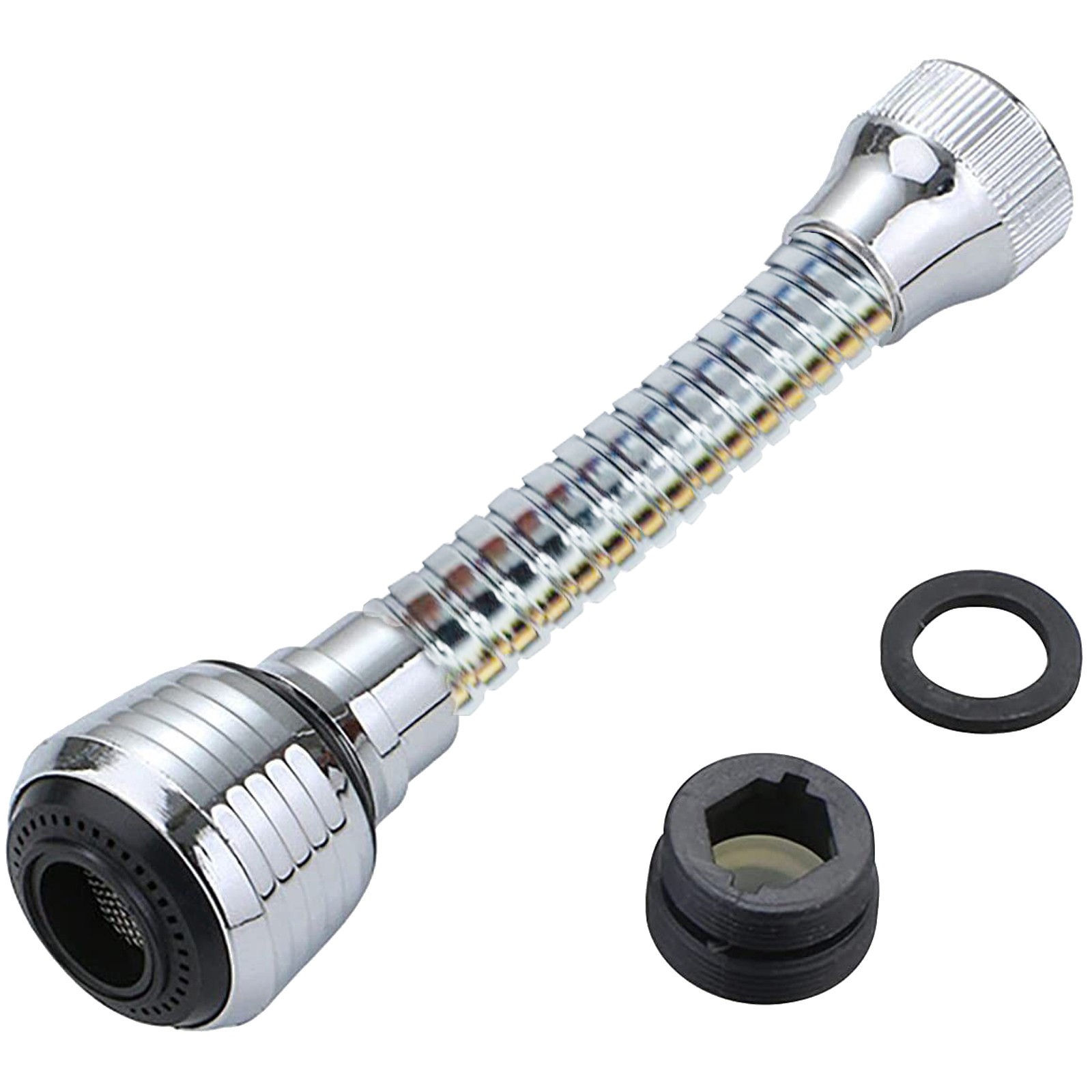 360° Rotating Faucet Sprayer Faucet Aerator Sink Sprayer Adjustable Kitchen Sink Tap Head Water Saving Extend Nozzle Accessories