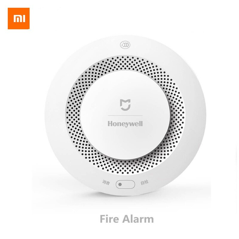 Xiaomi Smart Home Kit Mijia Gateway Door Window Human Body Sensor Temperature Humidity Sensor Wireless Switch Zigbee Wifi Socket: Smoke Detector