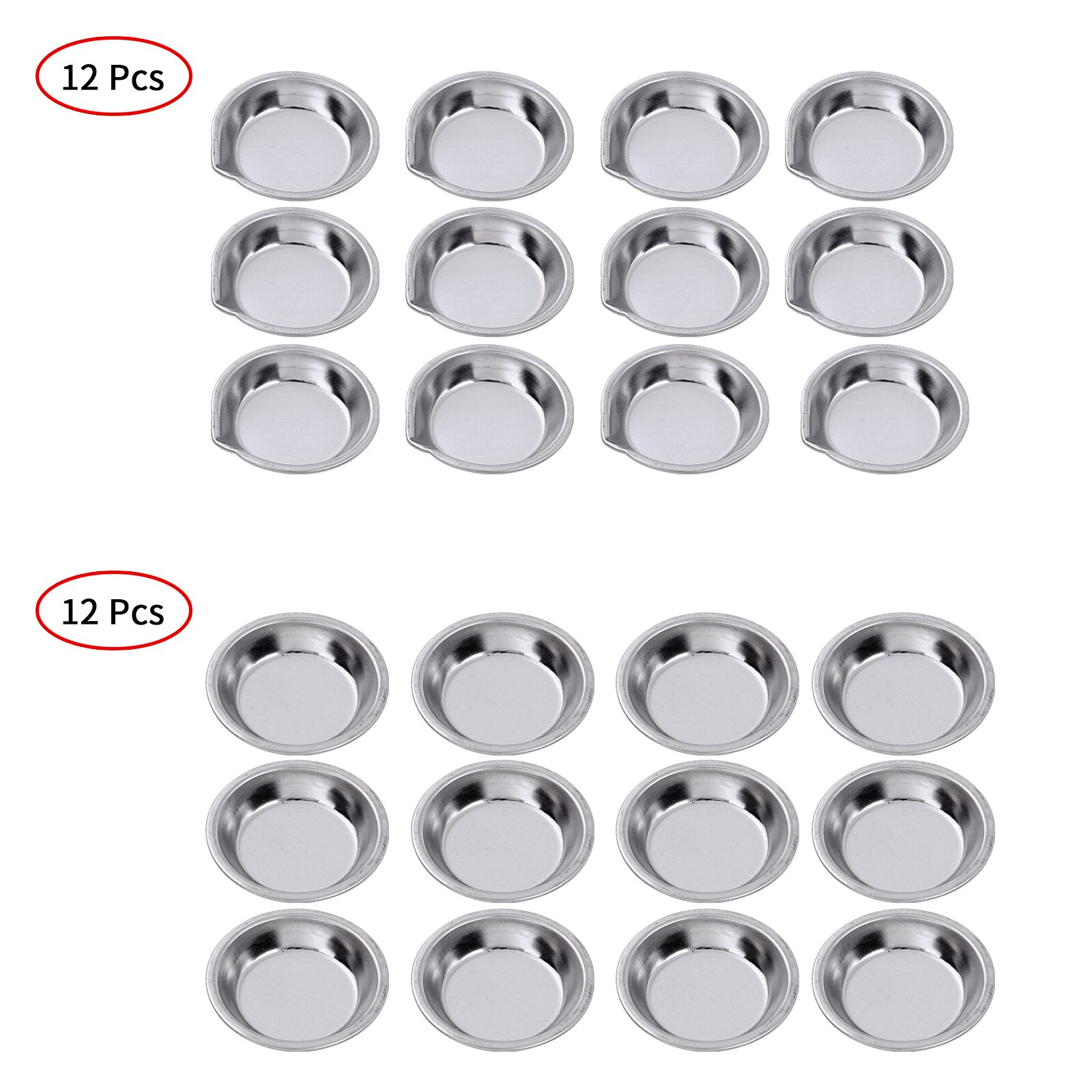 Bandeja de pintura de Color de acero inoxidable, 12 Uds., paleta de pintura de Color, modelo Gundam, Hobby, herramientas de intemperie para colorear