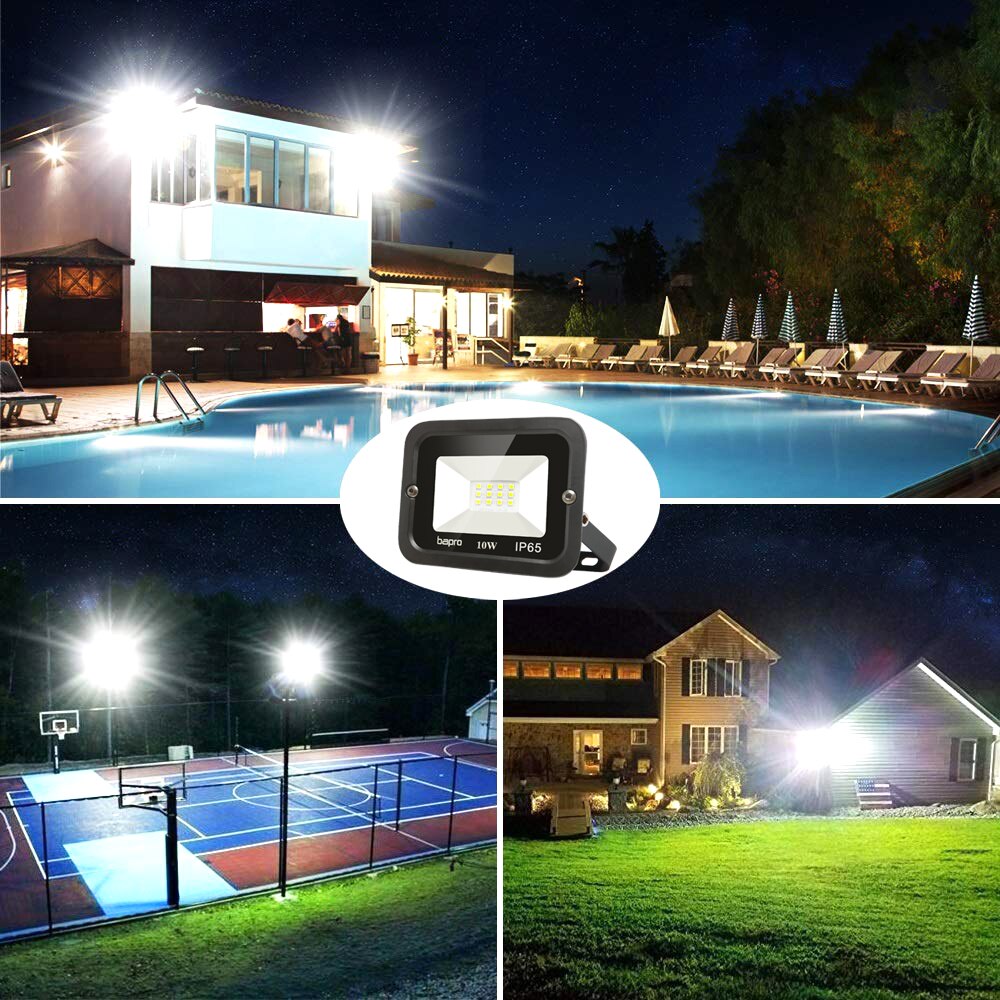 10W LED Flood Light Foco Led Exterior Ip65 Waterproof of Floodlights AC220V Led Reflector Holofote Spotlight Outdoor Lighting