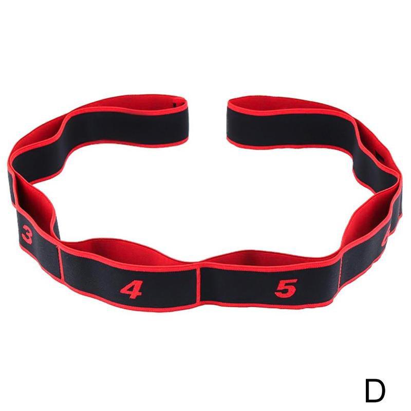 Yoga Pull Riem Riem Resistance Bands Latex Elastische Gymnastiek Band Fitness Thuis Training Stretching Fitness Workout Pilatus M7U9: Red