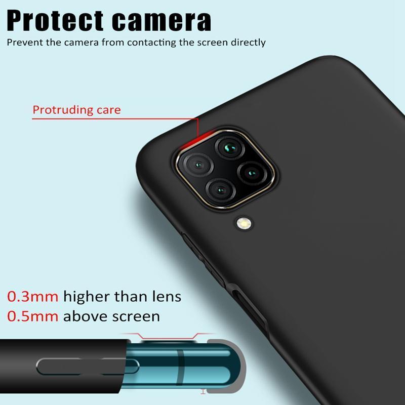 Ultra Sottile Nero Opaco Cassa Del Telefono Per Huawei P40 Lite Pro Molle Del Silicone Della Copertura Posteriore per Honor 10i 20i 20lite 30S 9A P30 P Smart Z