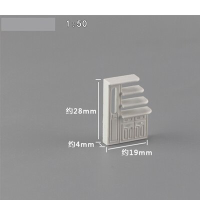 FAI DA TE modello di sabbia tabella materiale da costruzione ABS armadietto del vino per il Layout in miniatura/modello mobili per miniuatre paesaggio FAI DA TE: 1 for 50