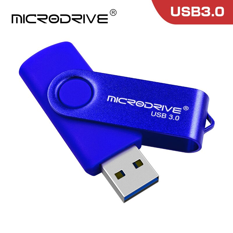 Usb 3.0 Flash Drive 64Gb 128Gb Usb Sticks 32Gb 16Gb Hoge Snelheid Mini Usb 3.0 Geheugen usb Flash Drive: 32GB / Blauw
