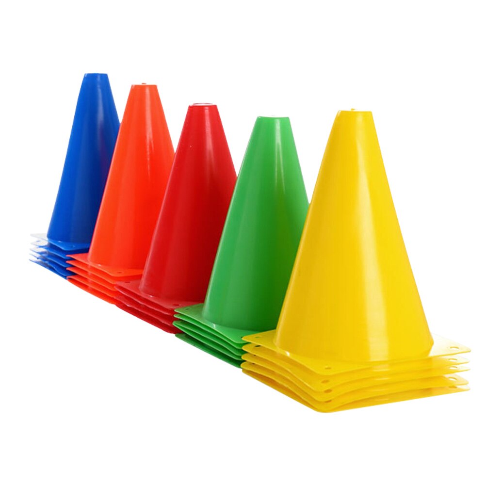 25Pcs Soccer Training Marker Football Sign Road Cone Marker Cones Sign Barrels Football Marker Obstacle Football Training Tools