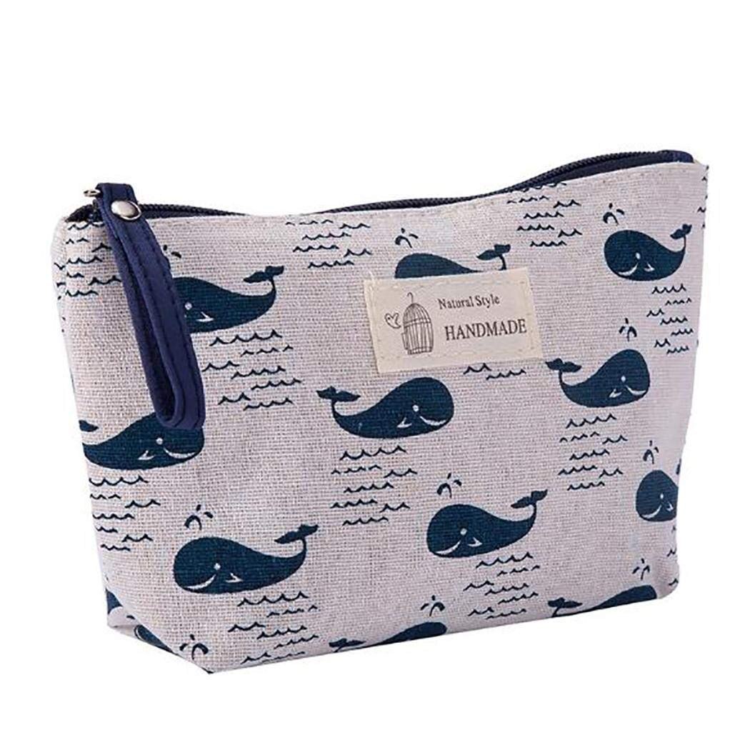 Cotton And Linen Large-capacity Cosmetic Bag Multi-function Travel Cosmetic Bag Home Supplies Makeup Pouch Organizer
