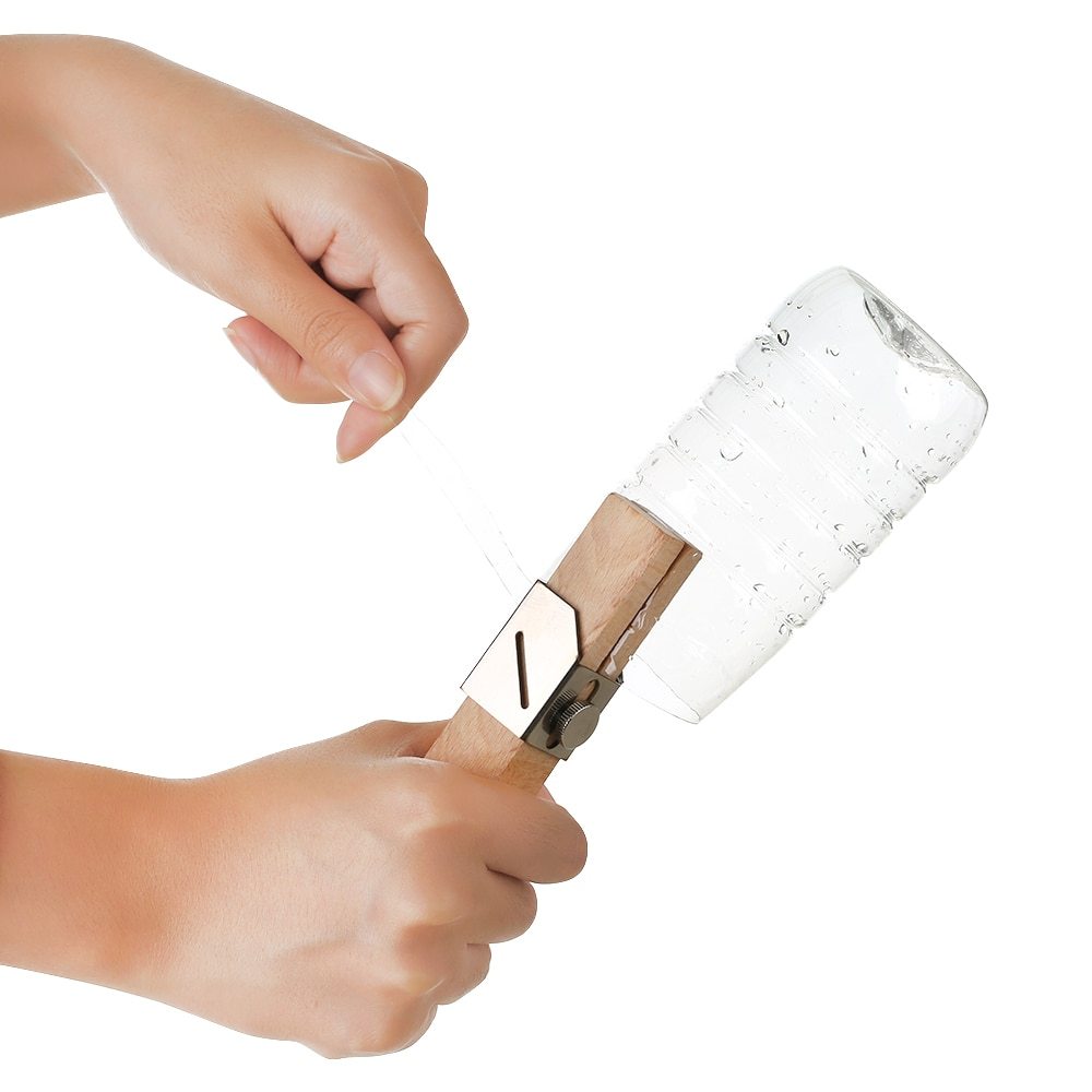 Portable Round Plastic Bottle Cutter Outdoor DIY Recycle Plastic Rope Cutting Tool for Juice Bottles Water Bottles